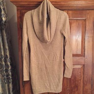 Tan cowl neck sweater